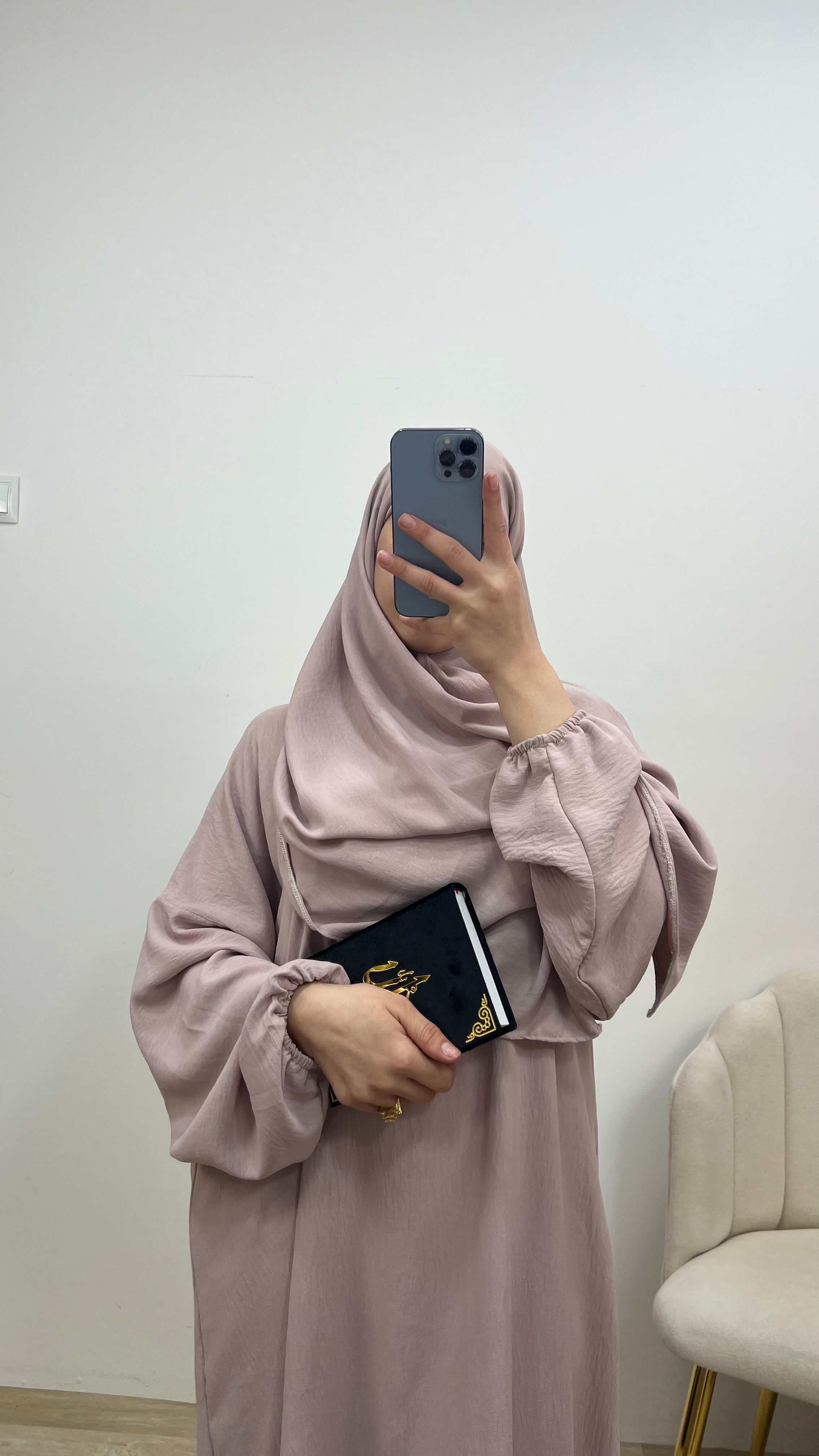 NARZIA طقم هبة (حجاب مع خيمار لاسق)